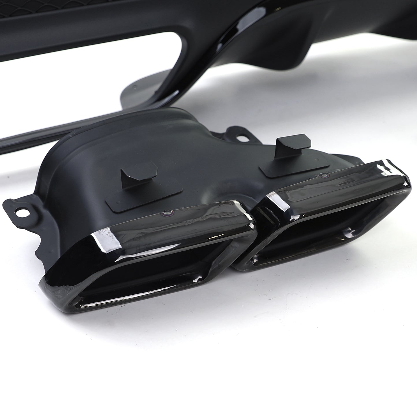 Mercedes GLE W166 15-18 Diffusore posteriore sportivo con terminali neri AMG