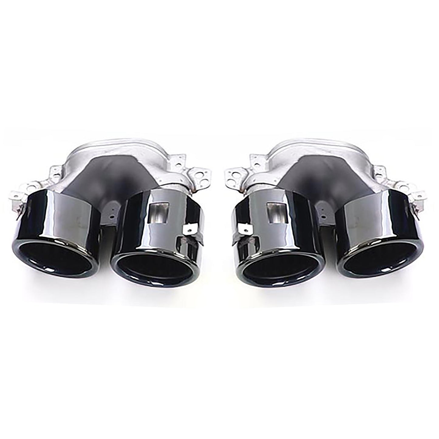 Mercedes classe A V177 dal 18 Diffusore posteriore sportivo con terminali di scarico neri