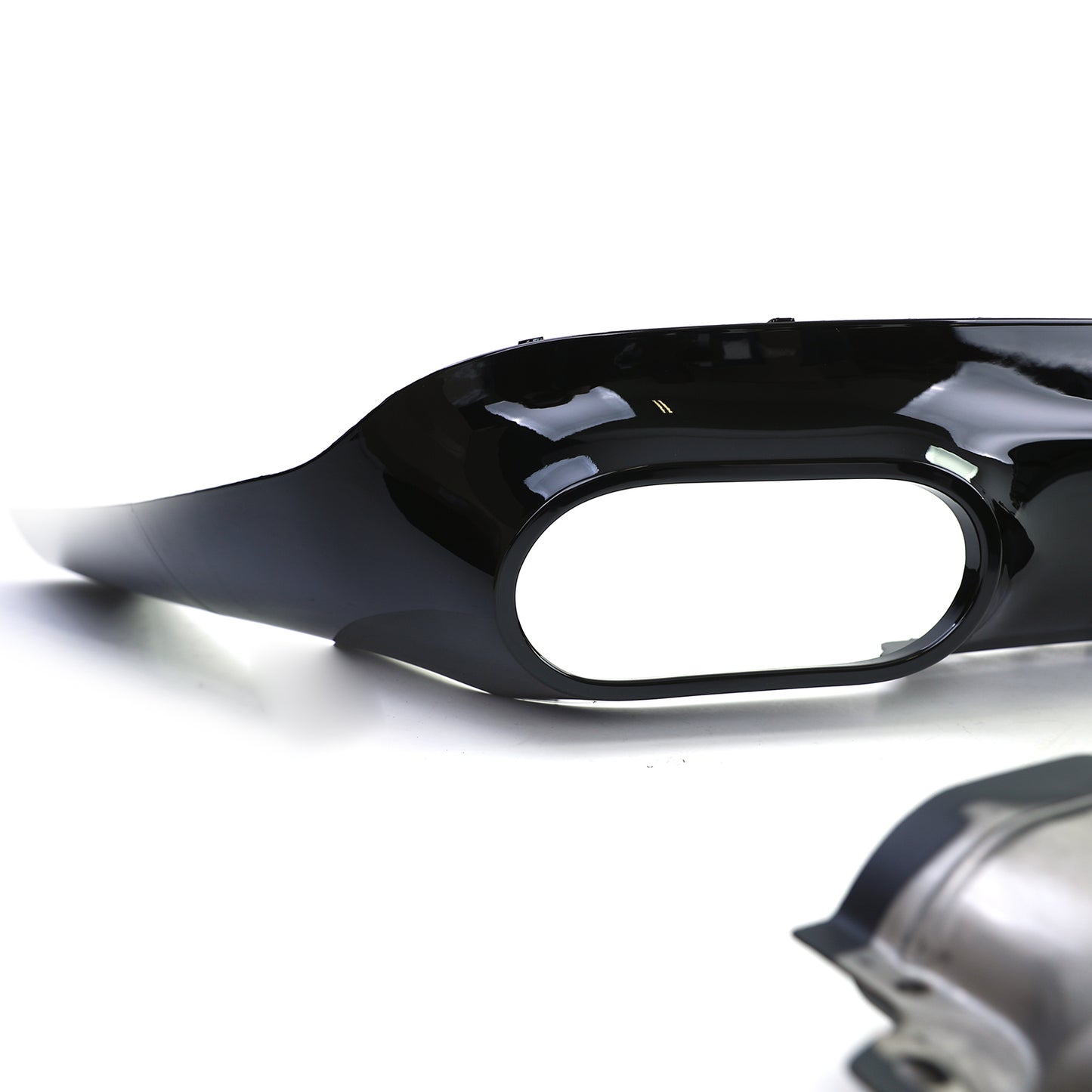 Mercedes CLS C257 dal 17 Diffusore posteriore con terminali di scarico neri