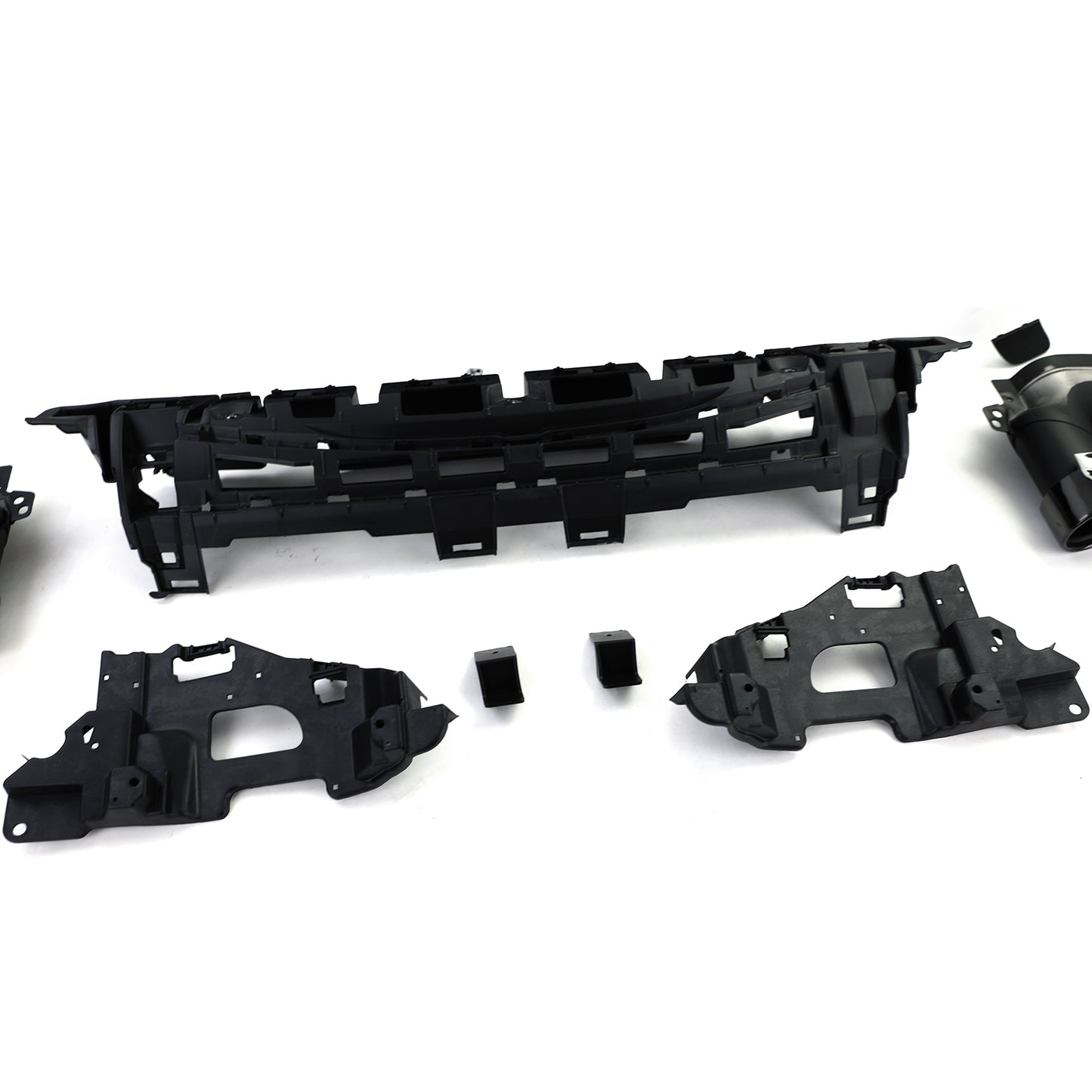 Mercedes CLS C257 dal 17 Diffusore posteriore con terminali di scarico neri