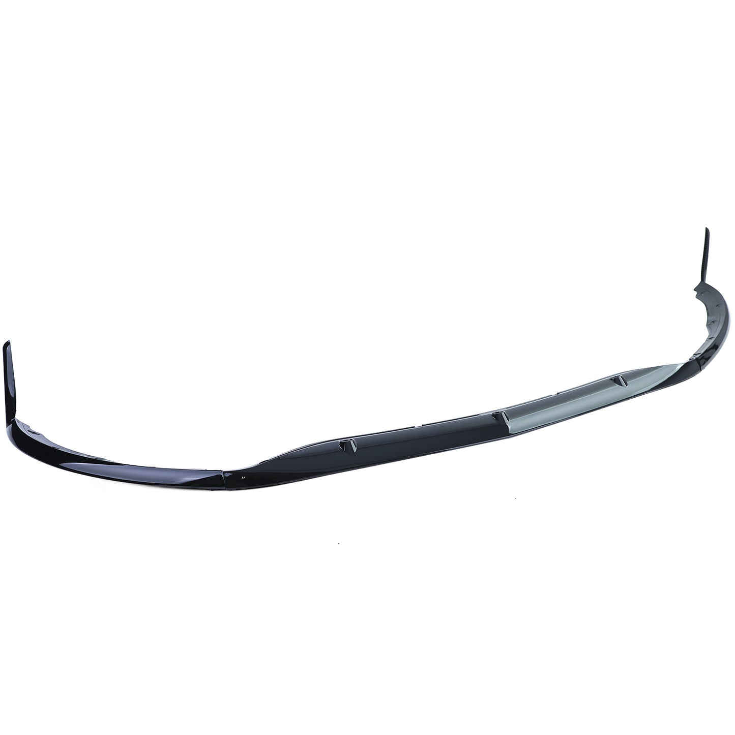 Mercedes C W205 S205 14-21 spoiler anteriore Nero lucido