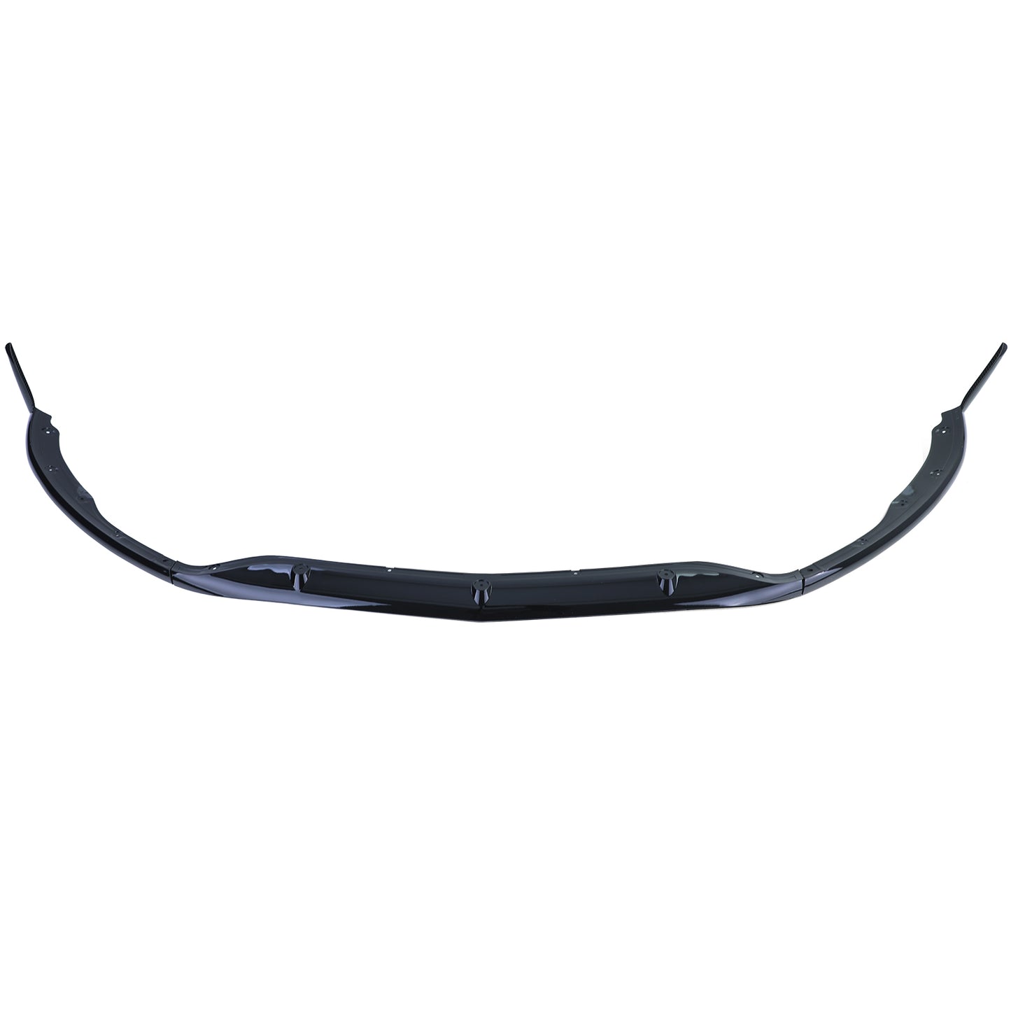 Mercedes C W205 S205 14-21 spoiler anteriore Nero lucido