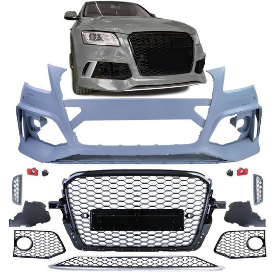 Paraurti anteriore SQ5+ griglia senza Logo nero per Audi Q5 8R 12-16