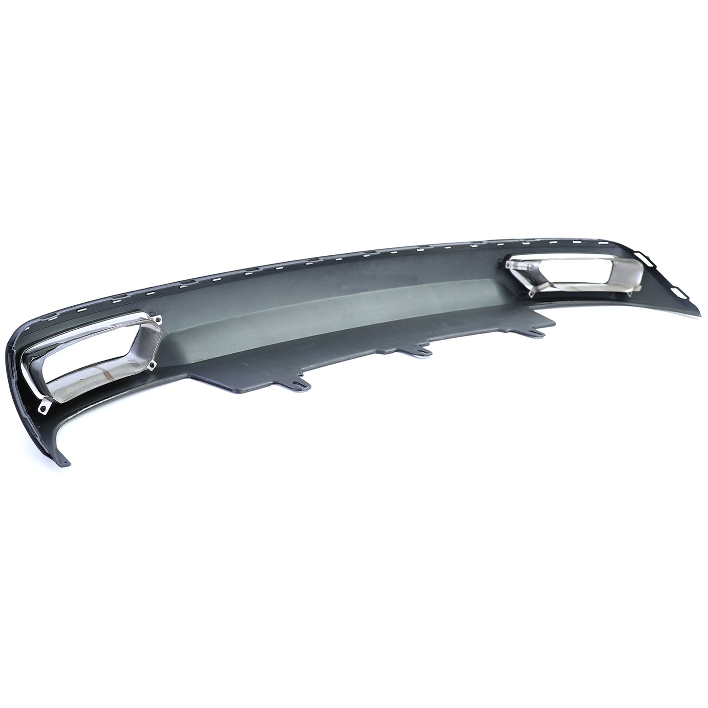 Diffusore posteriore Sport+ terminali di scarico per Audi A6 C7 4G 10-14 2.8 3.0