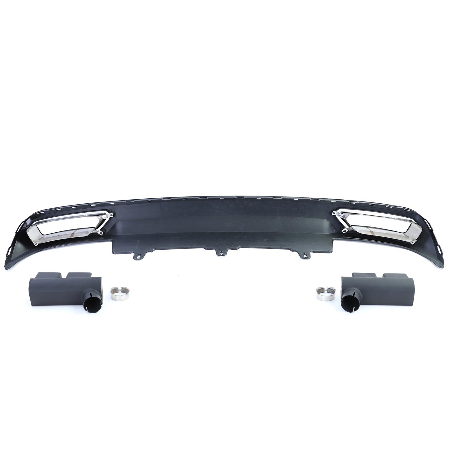 Diffusore posteriore Sport+ terminali di scarico per Audi A6 C7 4G 10-14 2.8 3.0