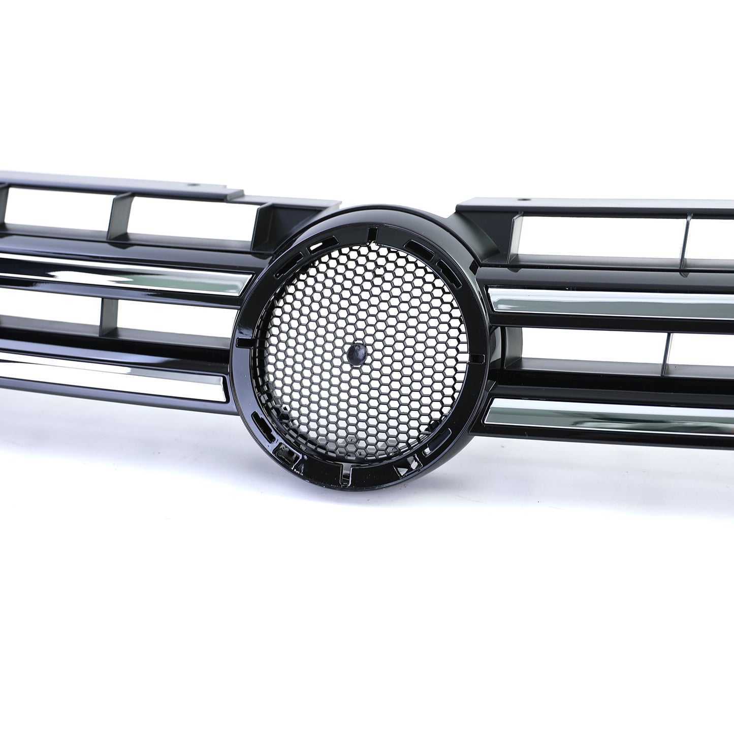 Griglia radiatore griglia anteriore nera lucida cromata per VW Touareg 2 7P pre-lifting 10-14