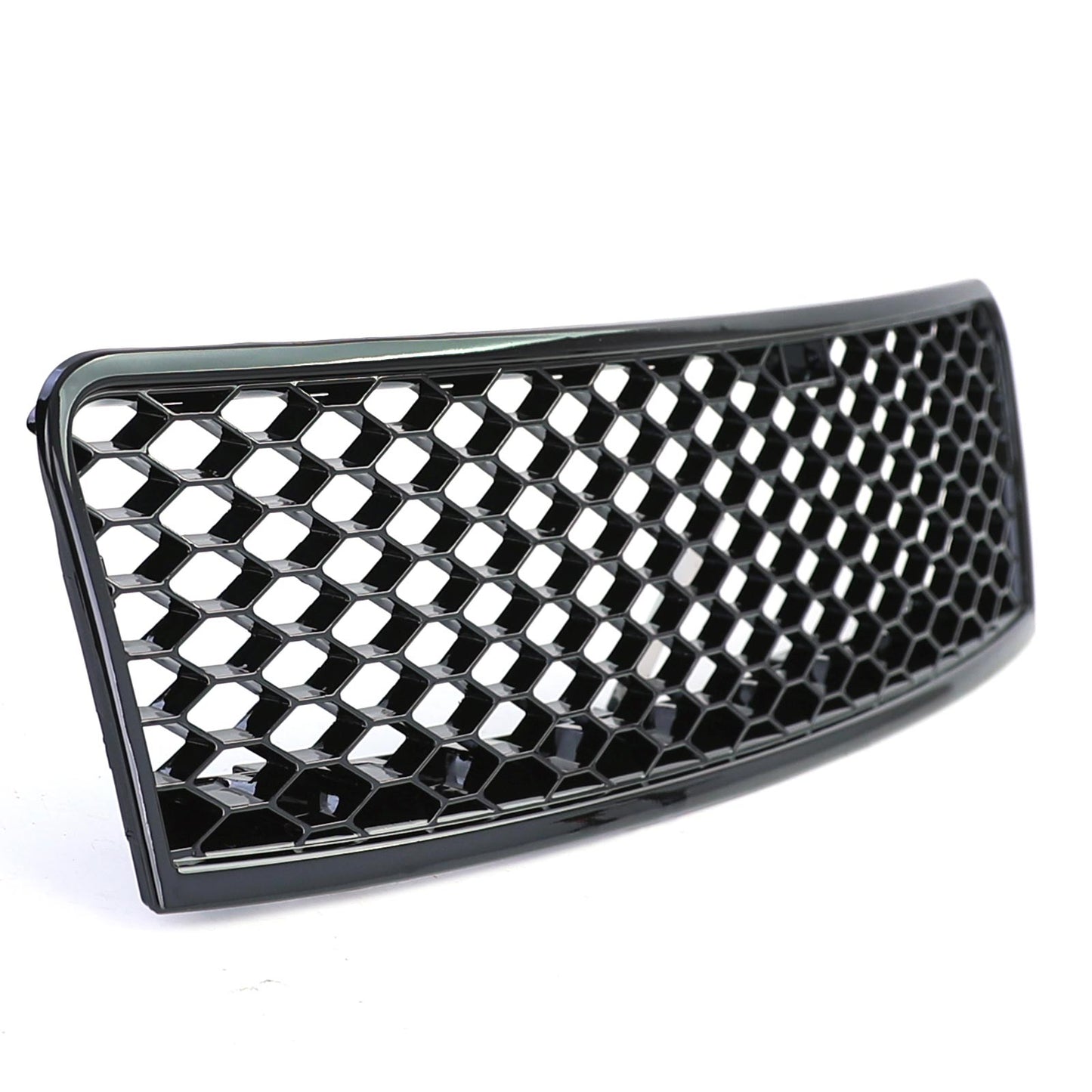 Audi A6 4B C5 01-05 Griglia sportiva a nido d'ape senza emblema nero lucido