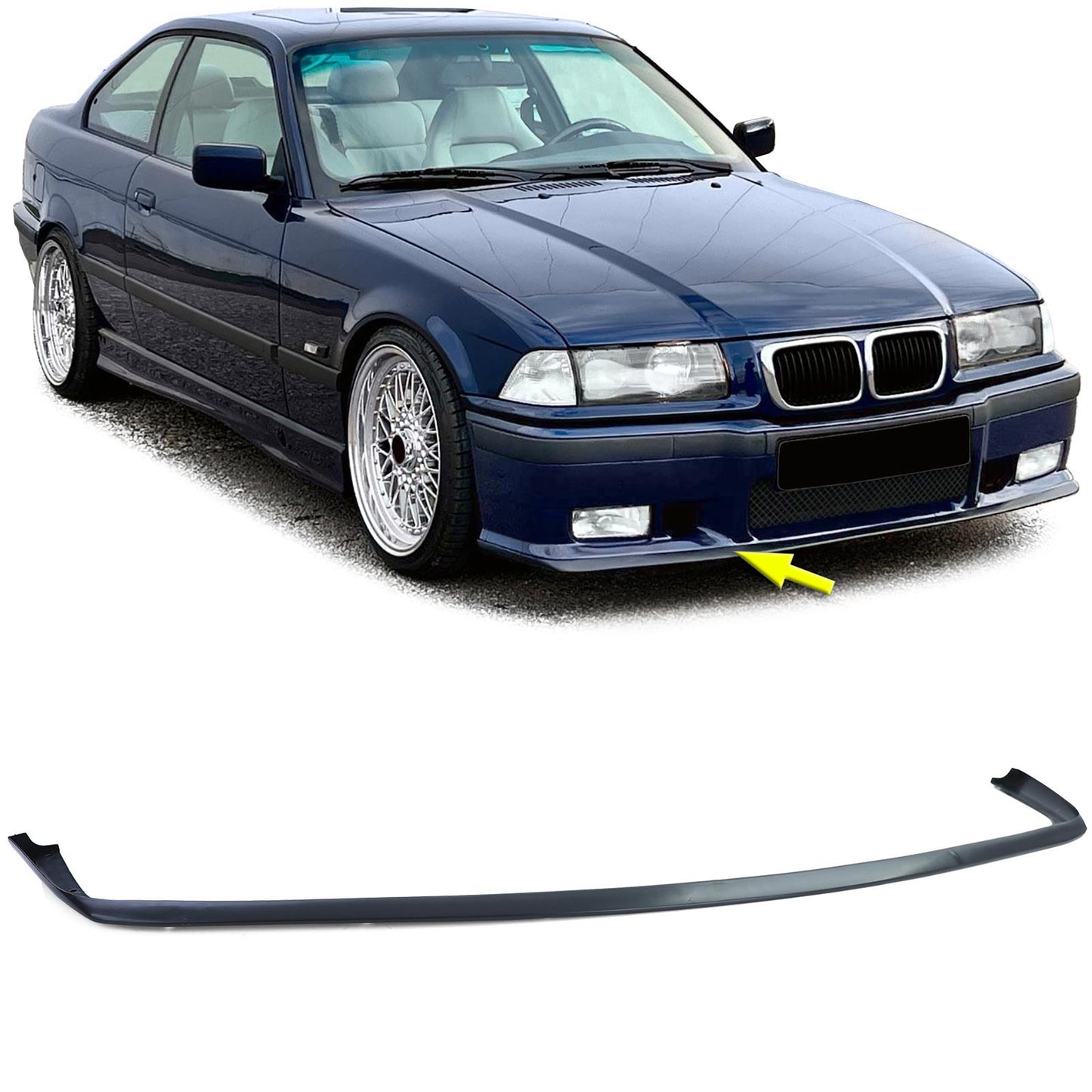 BMW Serie 3 E36 90-99 Splitter sottoparaurti anteriore