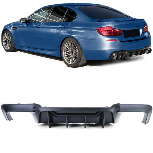BMW Serie 5 F10 F11 Diffusore posteriore LOOK M5 PERFORMANCE OPACO