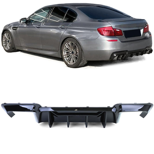 BMW Serie 5 F10 F11 550i M550d Diffusore posteriore lucido PERFORMANCE