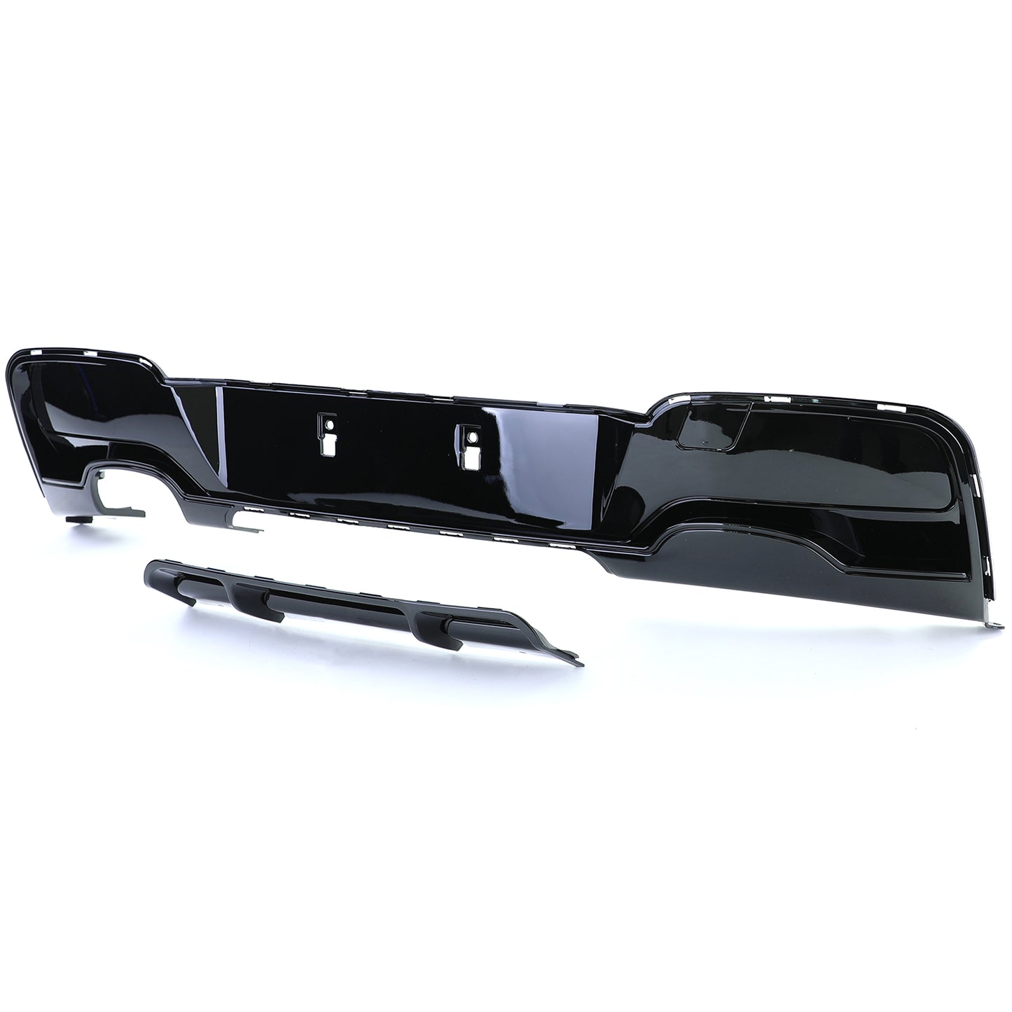 BMW Serie 1 F20 F21 120 125 11-15 Diffusore posteriore Performance nero lucido