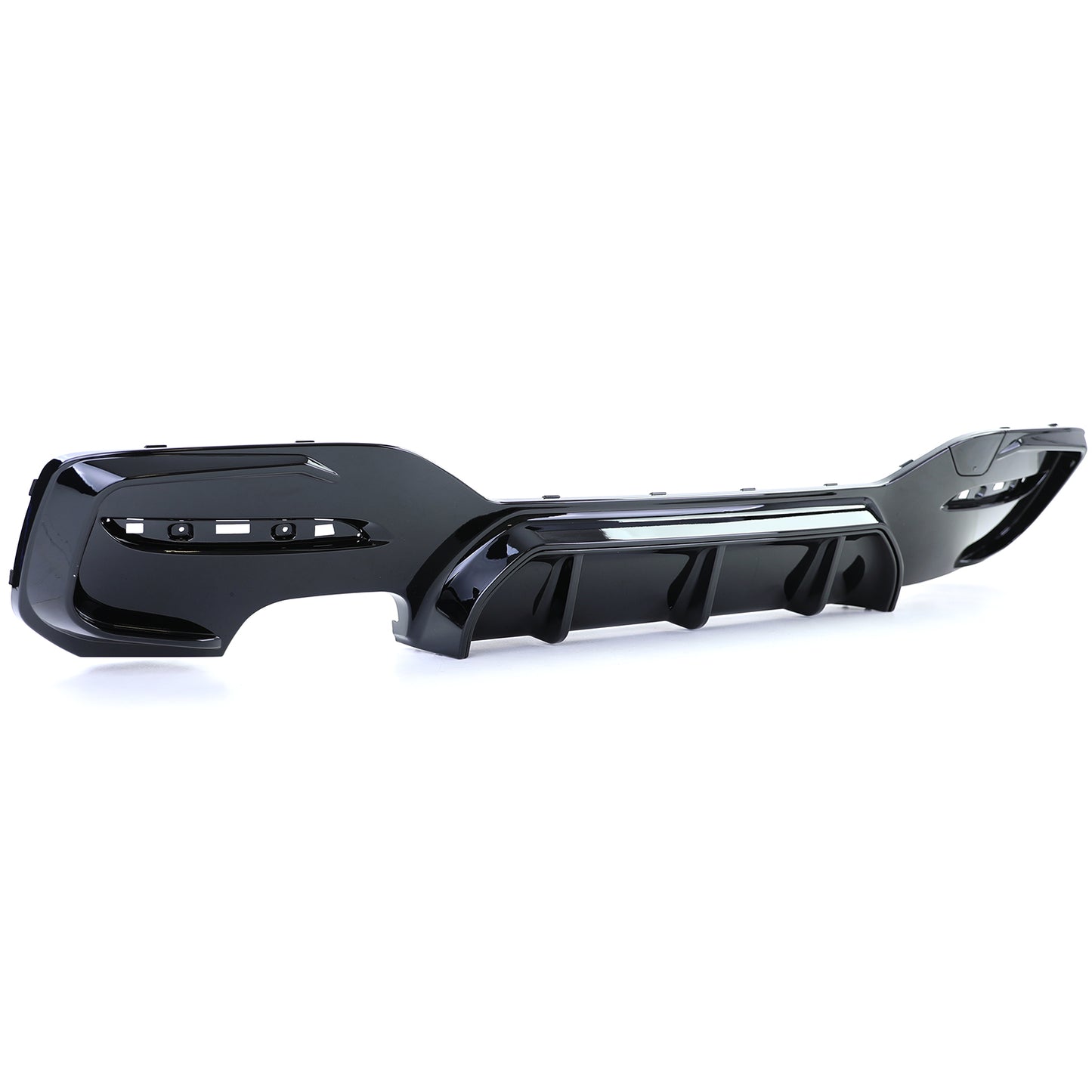 BMW Serie 1 F20 F21 120 125 15-19 Diffusore posteriore Performance nero lucido