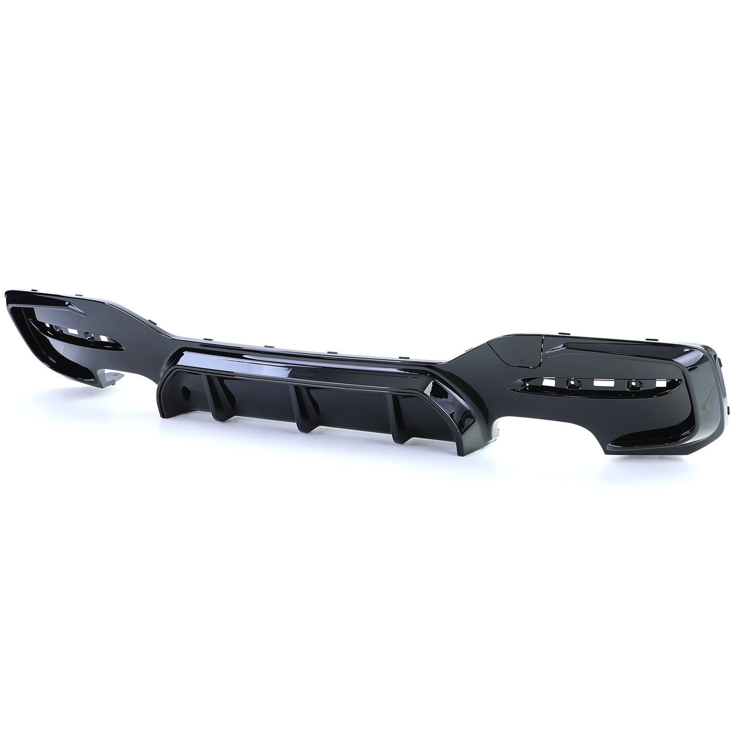 BMW Serie 1 F20 F21 M135 M140 15-19 Diffusore posteriore Performance Duplex 4 tubi