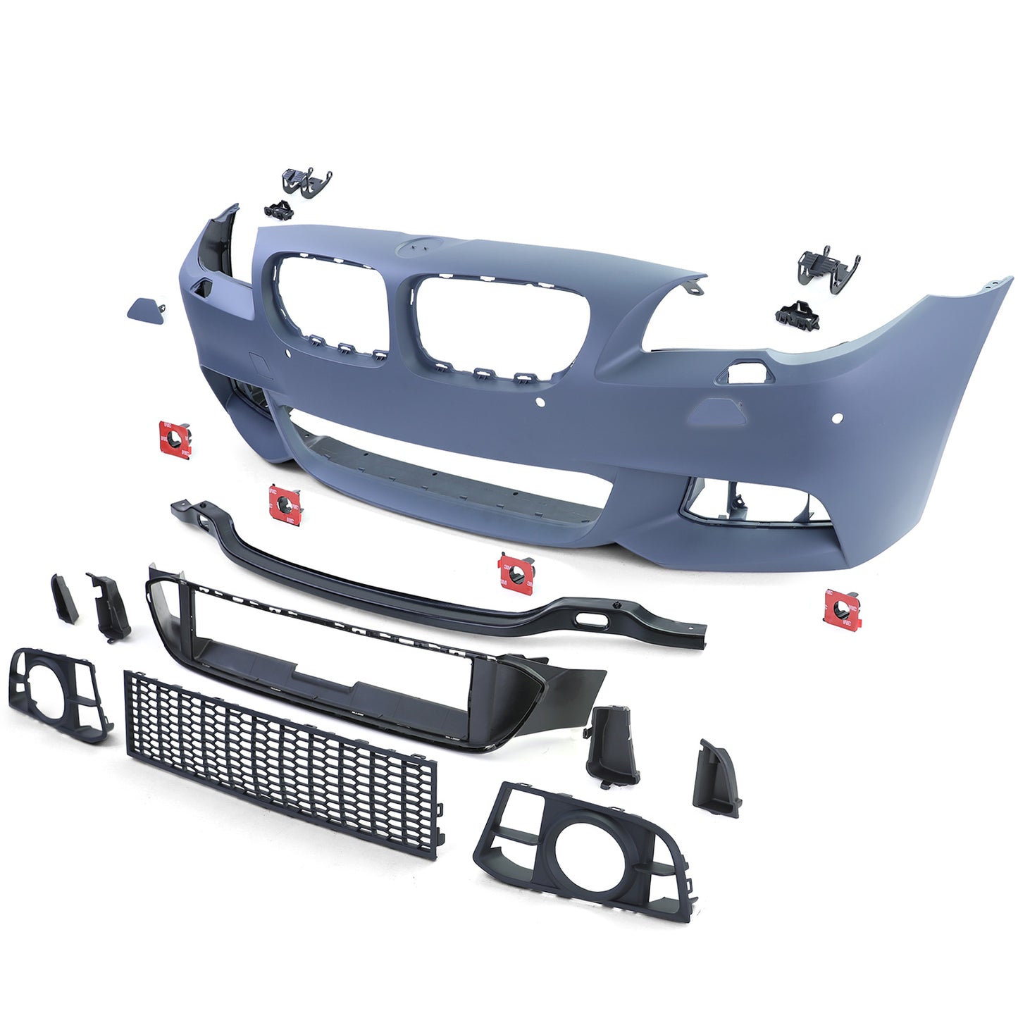 BMW Serie 5 F10 F11 13-17 Ottica sportiva paraurti anteriore PDC SRA con ABE