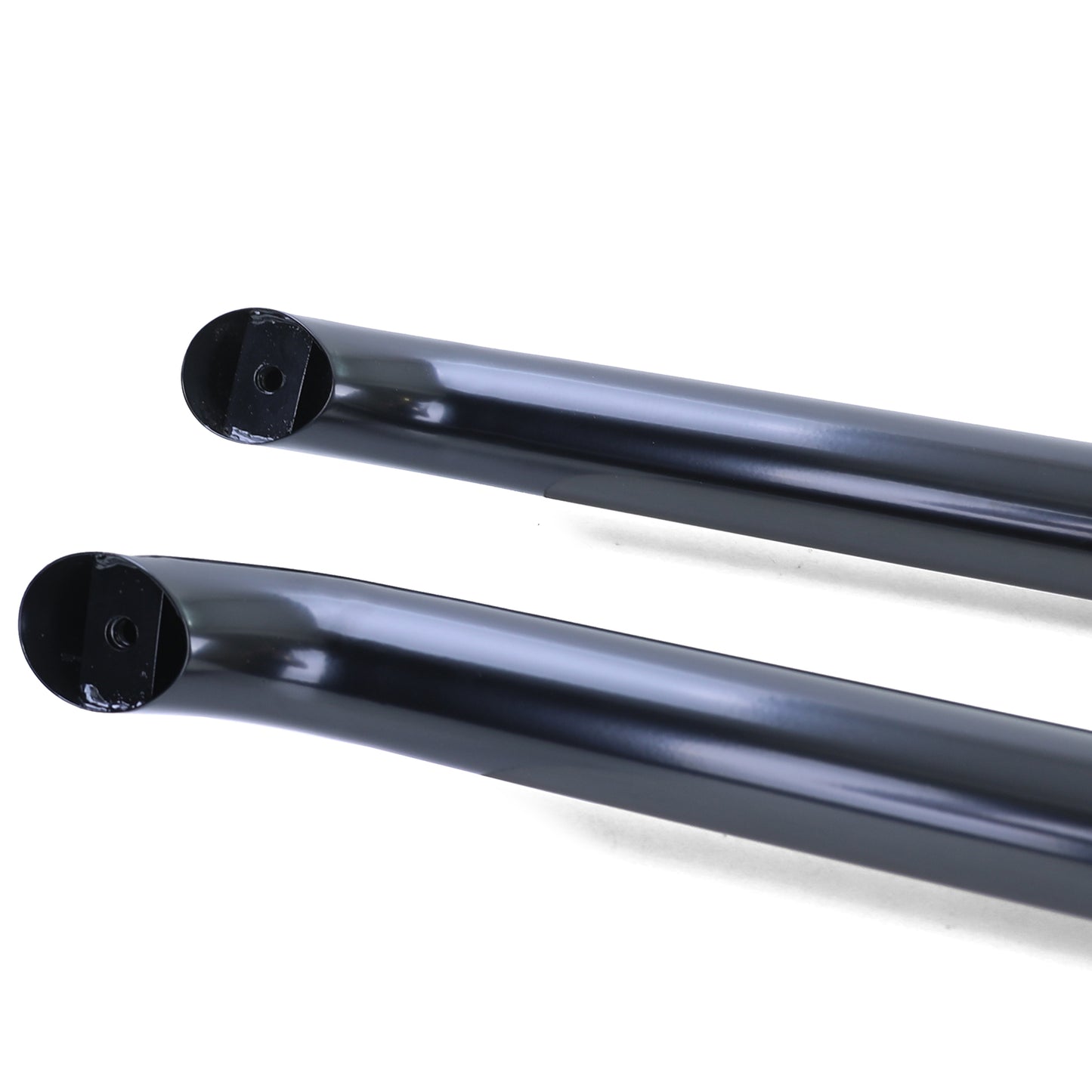 VW T5 T6 T6.1 passo corto Tubi laterali sottoporta in acciaio inox nero lucido