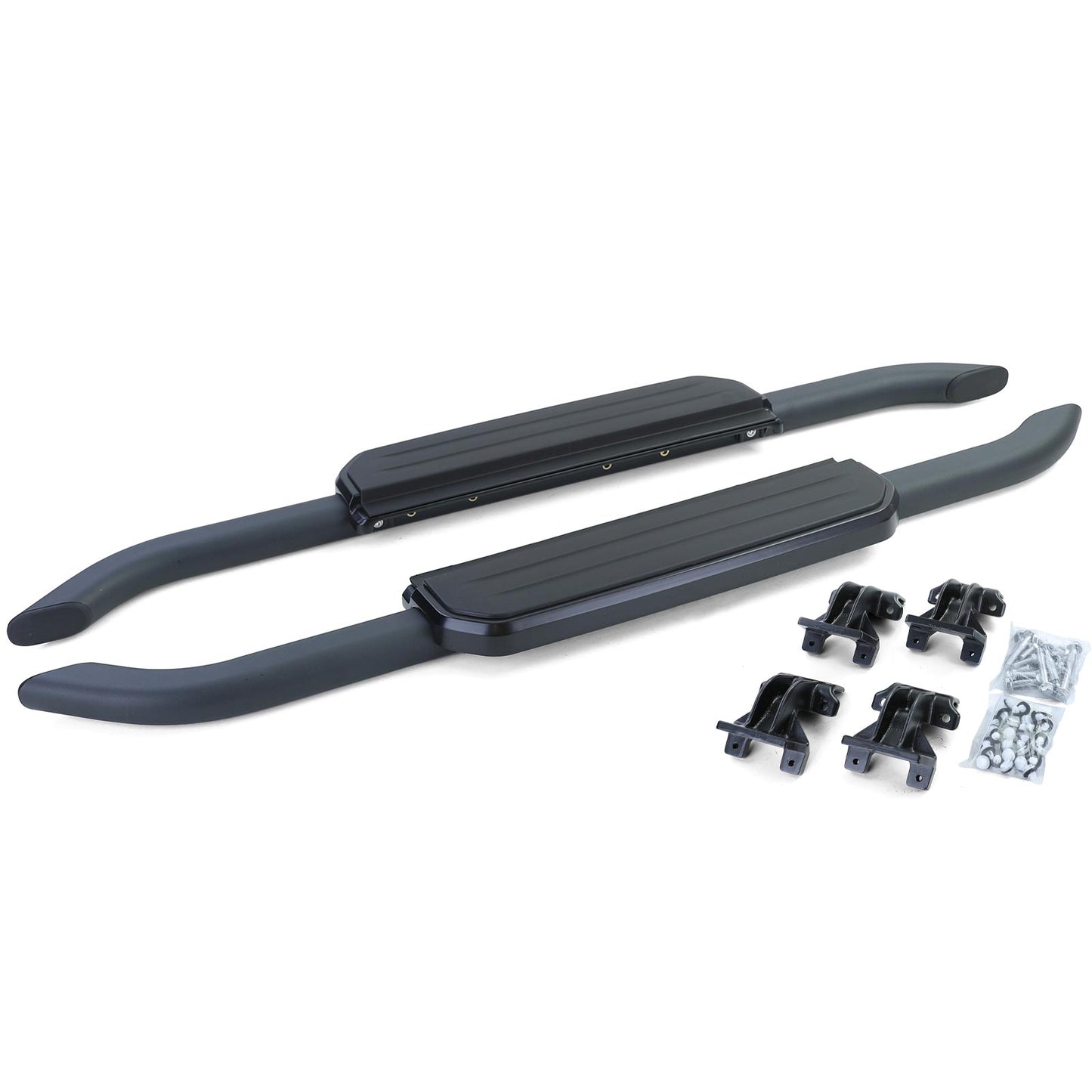 Pedane laterali in alluminio nero per Land Rover Defender L663 90 dal 19