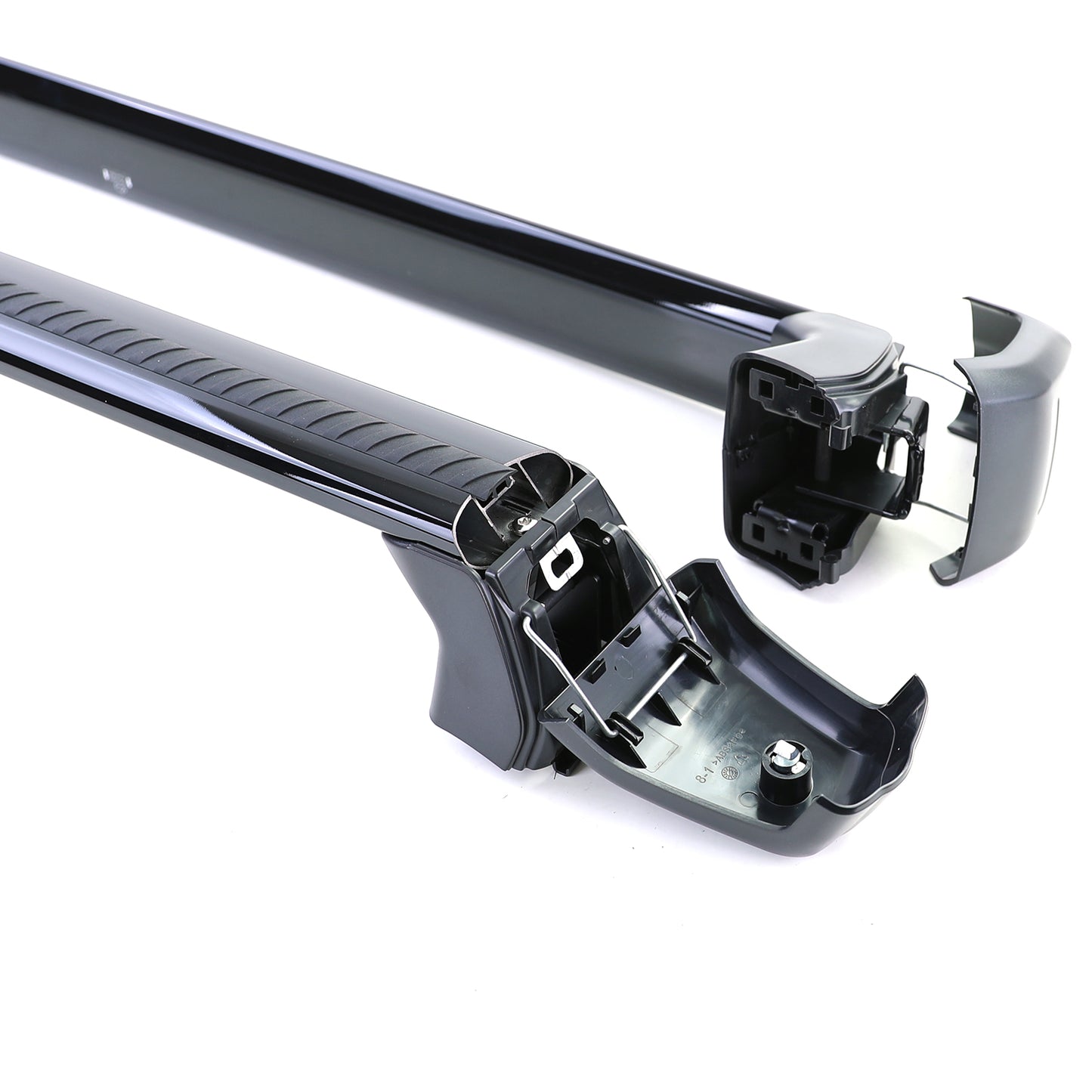 Land Rover Defender L663 90 110 dal 19 Montanti portapacchi in alluminio nero