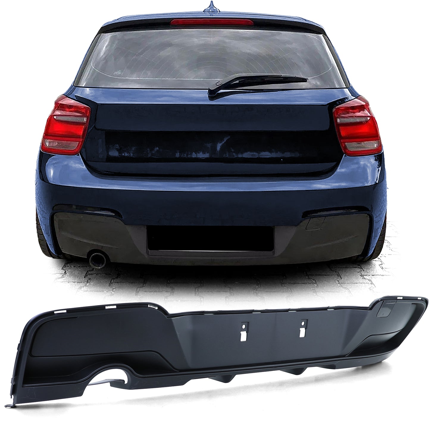 BMW F20 F21 114 116 118 120 11-15 Diffusore posteriore Performance Matt