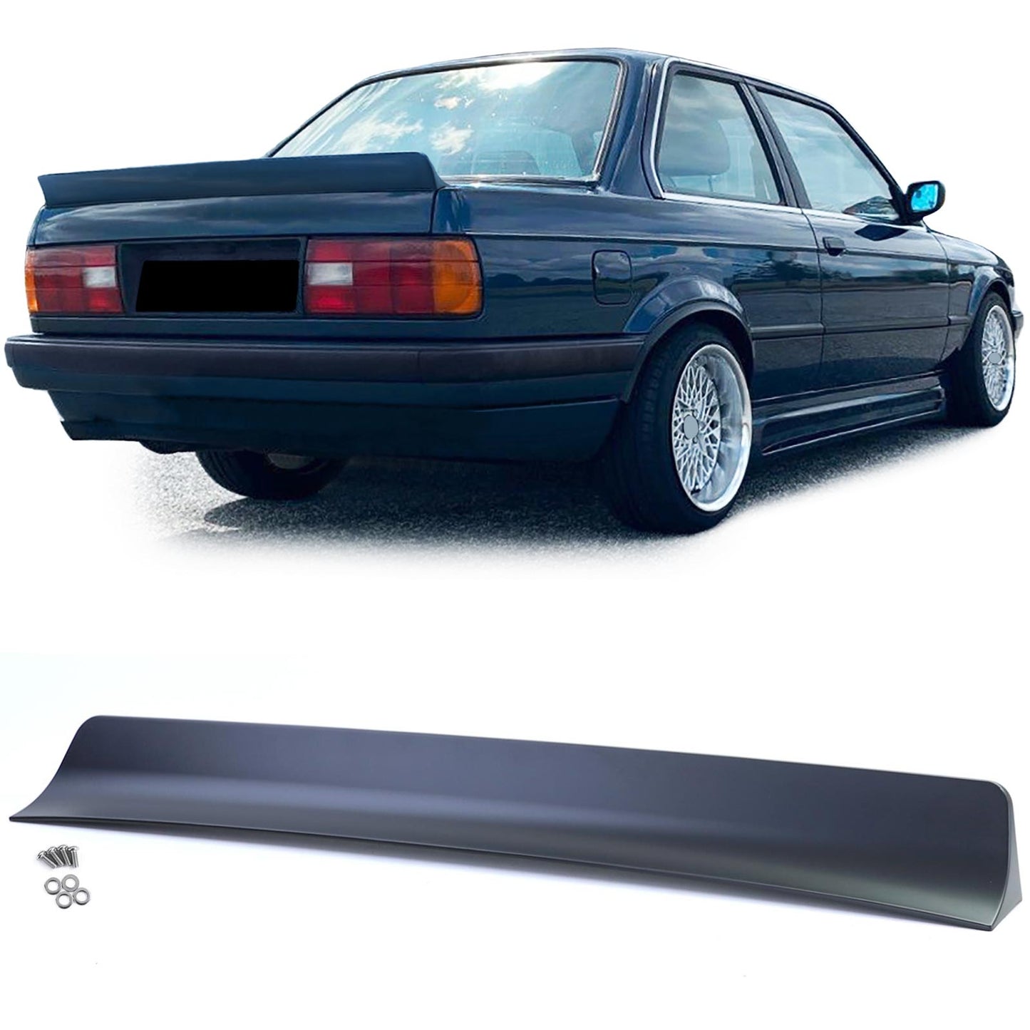 BMW Serie 3 E30 Limousine Cabrio 82-93 Spoiler posteriore spoiler BIG Ducktail