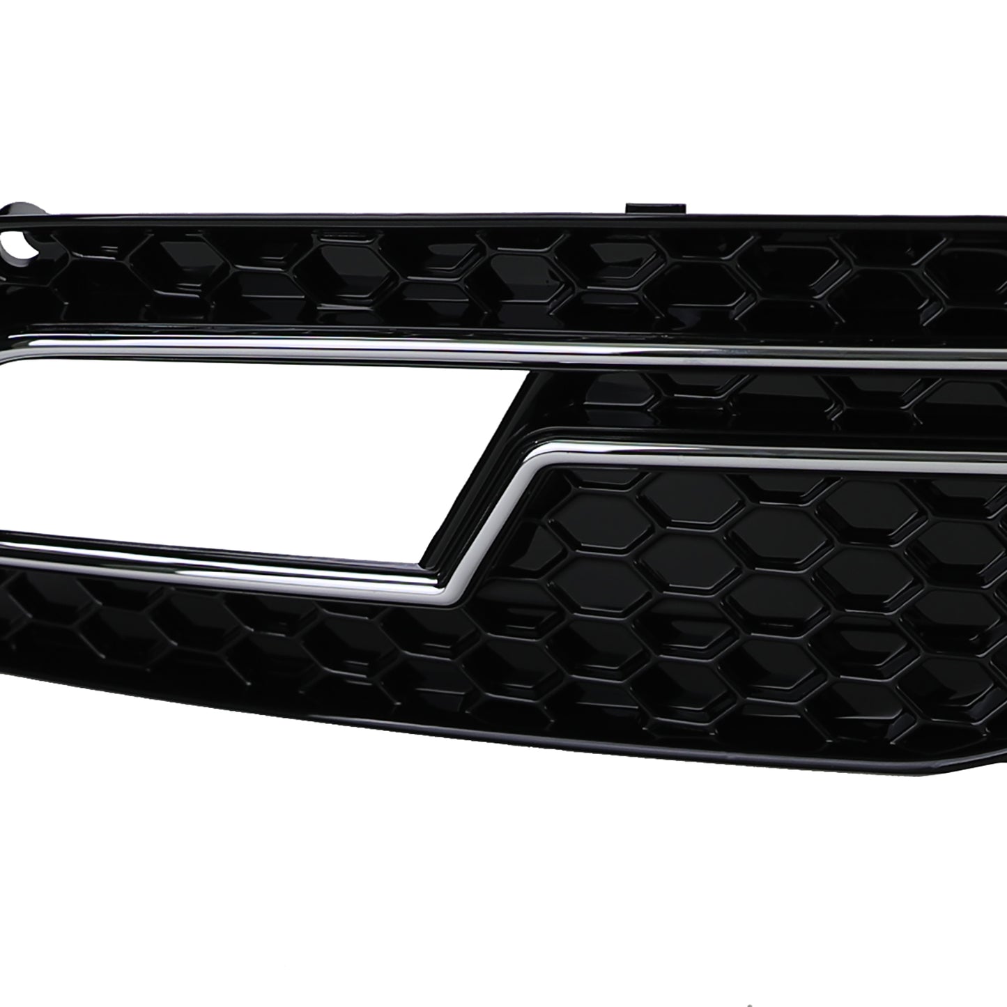 Audi A4 B8 12-15  griglie paraurti a nido d'ape nera e cromata