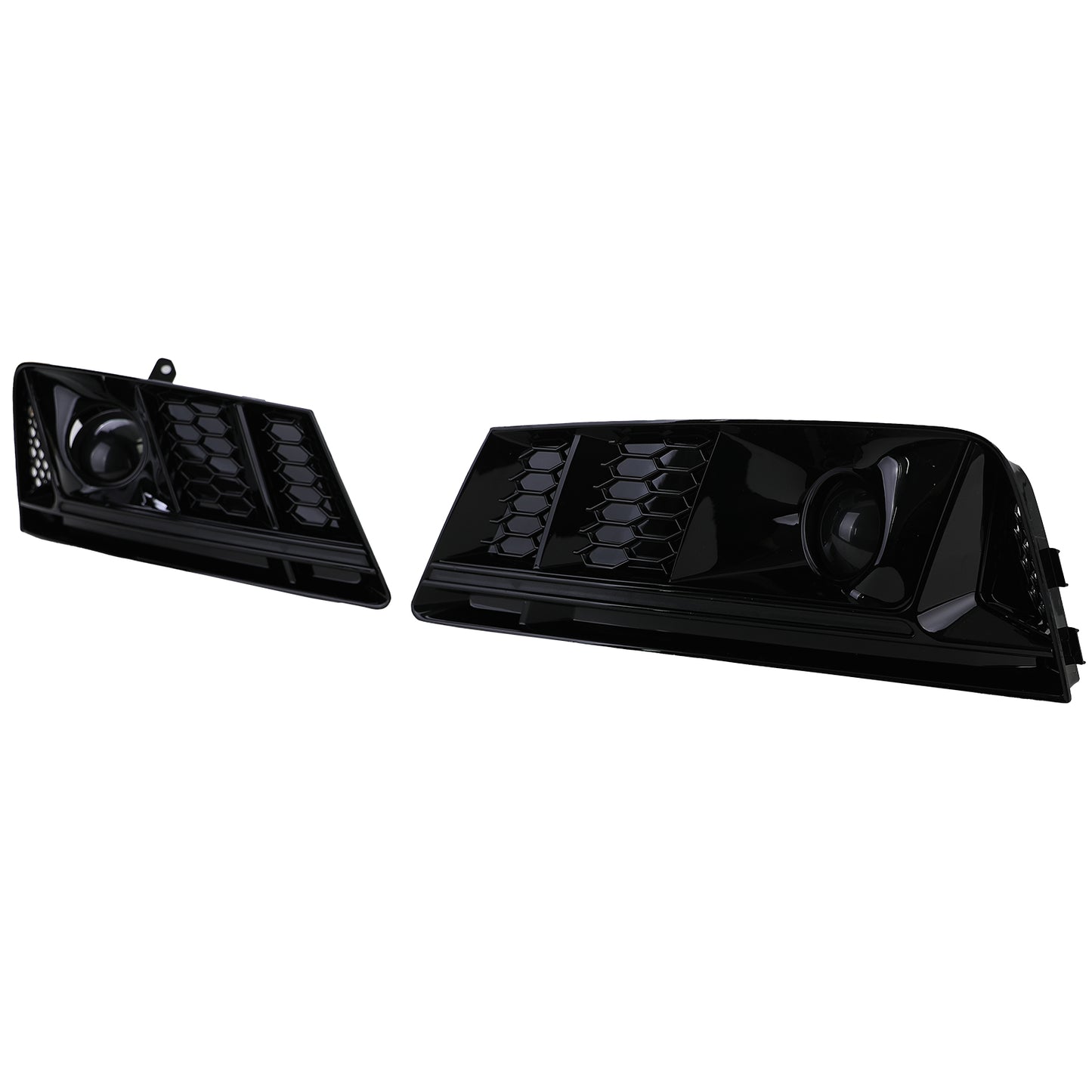 Audi A4 B9 15-19 senza S-Line La copertura lucida del paraurti con griglia a nido d'ape