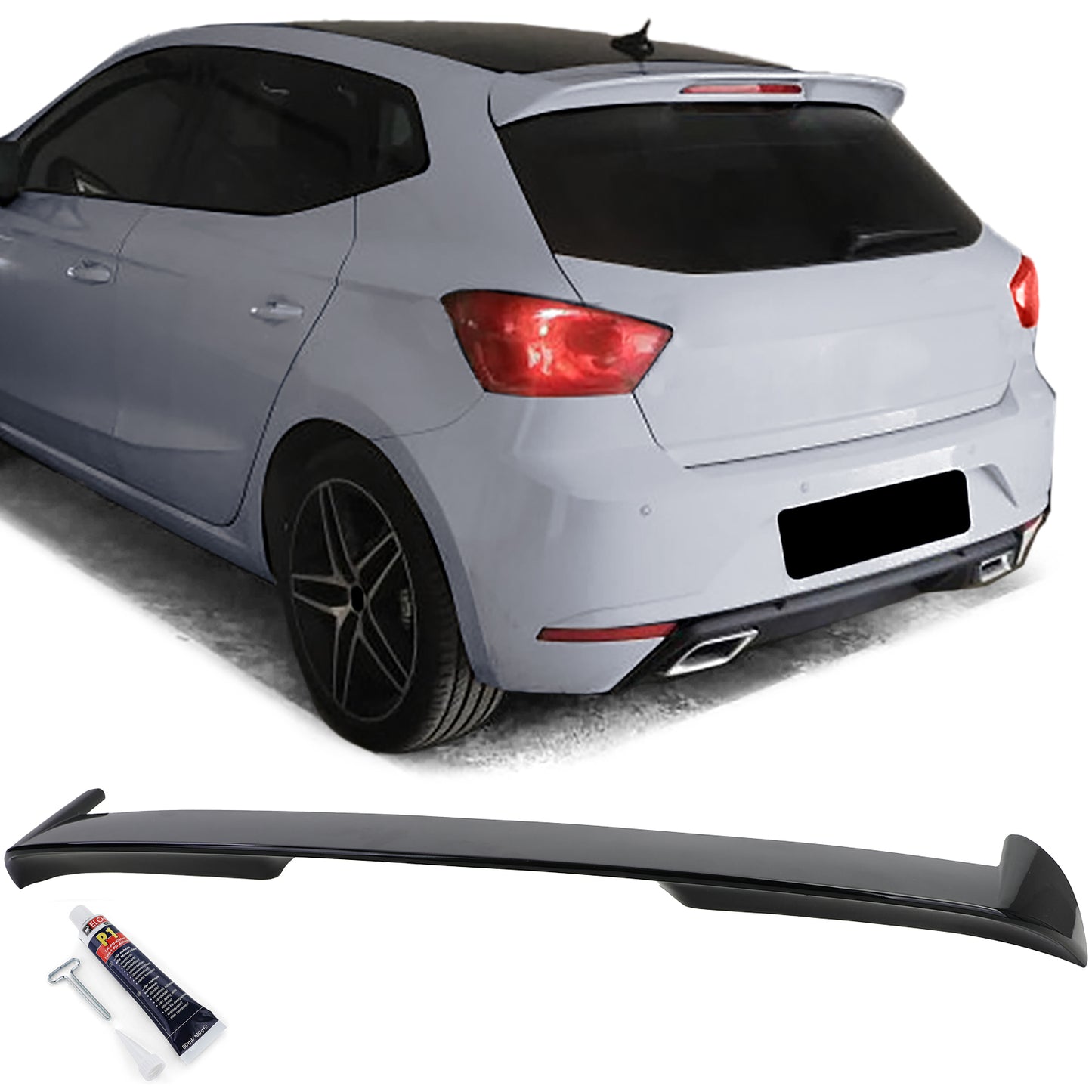 Spoiler posteriore sul tetto Performance nero lucido per Seat Ibiza KJ1 17-21