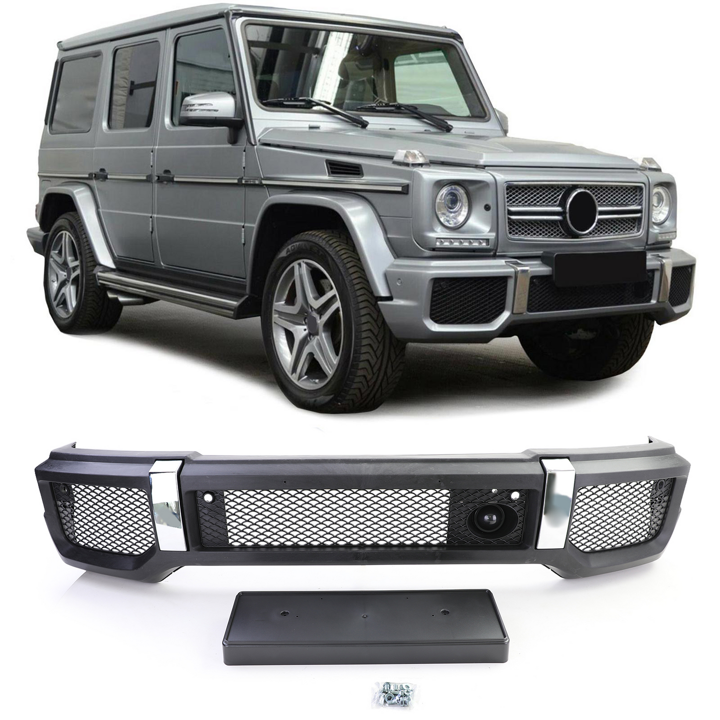Paraurti sportivo AMG con rinforzo adatto per Mercedes classe G W463 1989-2018