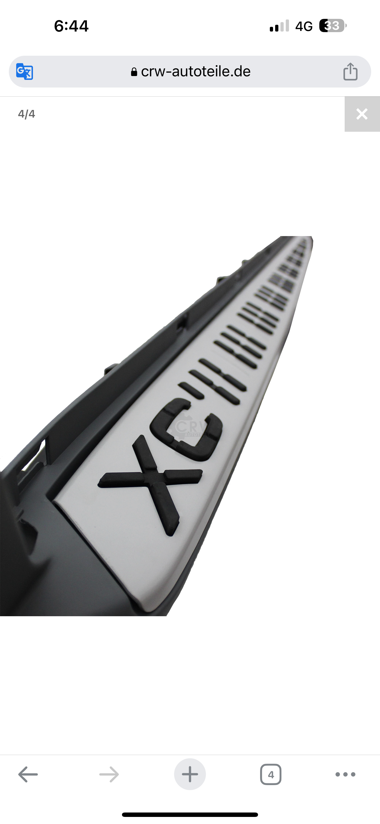 Volvo Xc60 2014-2018 Pedane Laterale in alluminio Originale