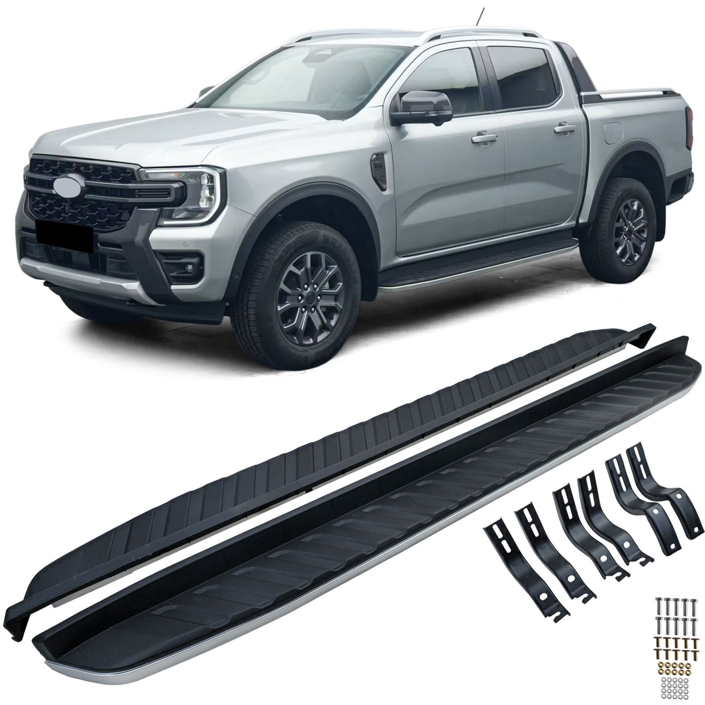 Pedane in alluminio adatte per Ford Ranger T9 dal 2023