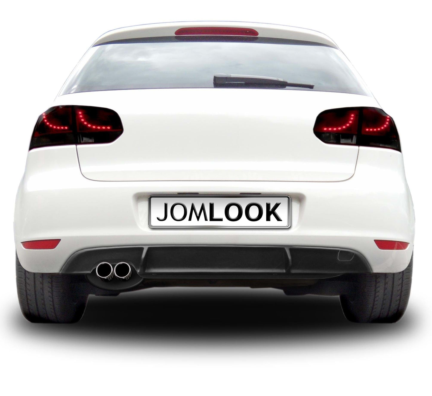 Diffusore paraurti posteriore Golf 6 VI look GTI / GT uscita di scarico solo a sinistra