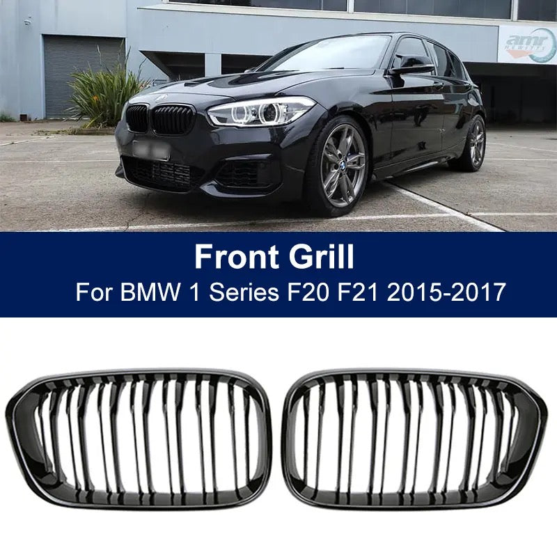 Bmw Serie 1 F20 Lci Restyling 2015-2017 Griglie Anteriore Nero Lucido