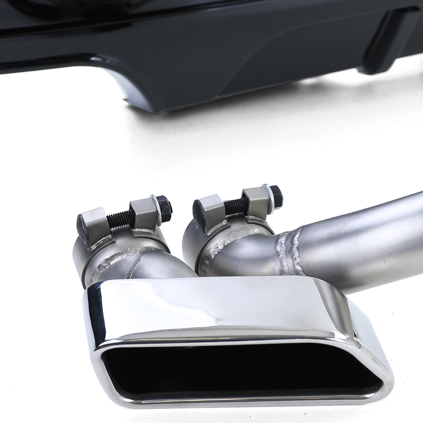 BMW F10 F11 Diffusore posteriore lucido + Terminali marmitte
