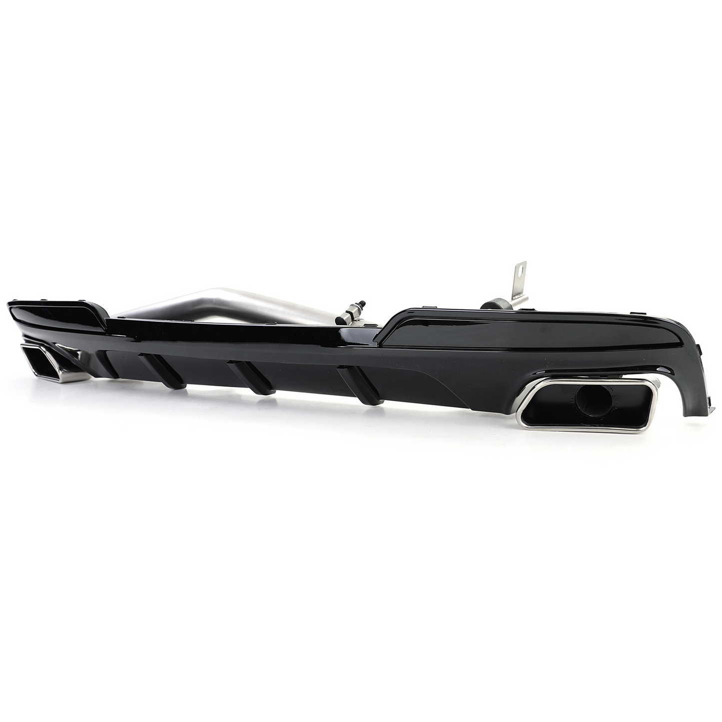 BMW F10 F11 Diffusore posteriore lucido + Terminali marmitte