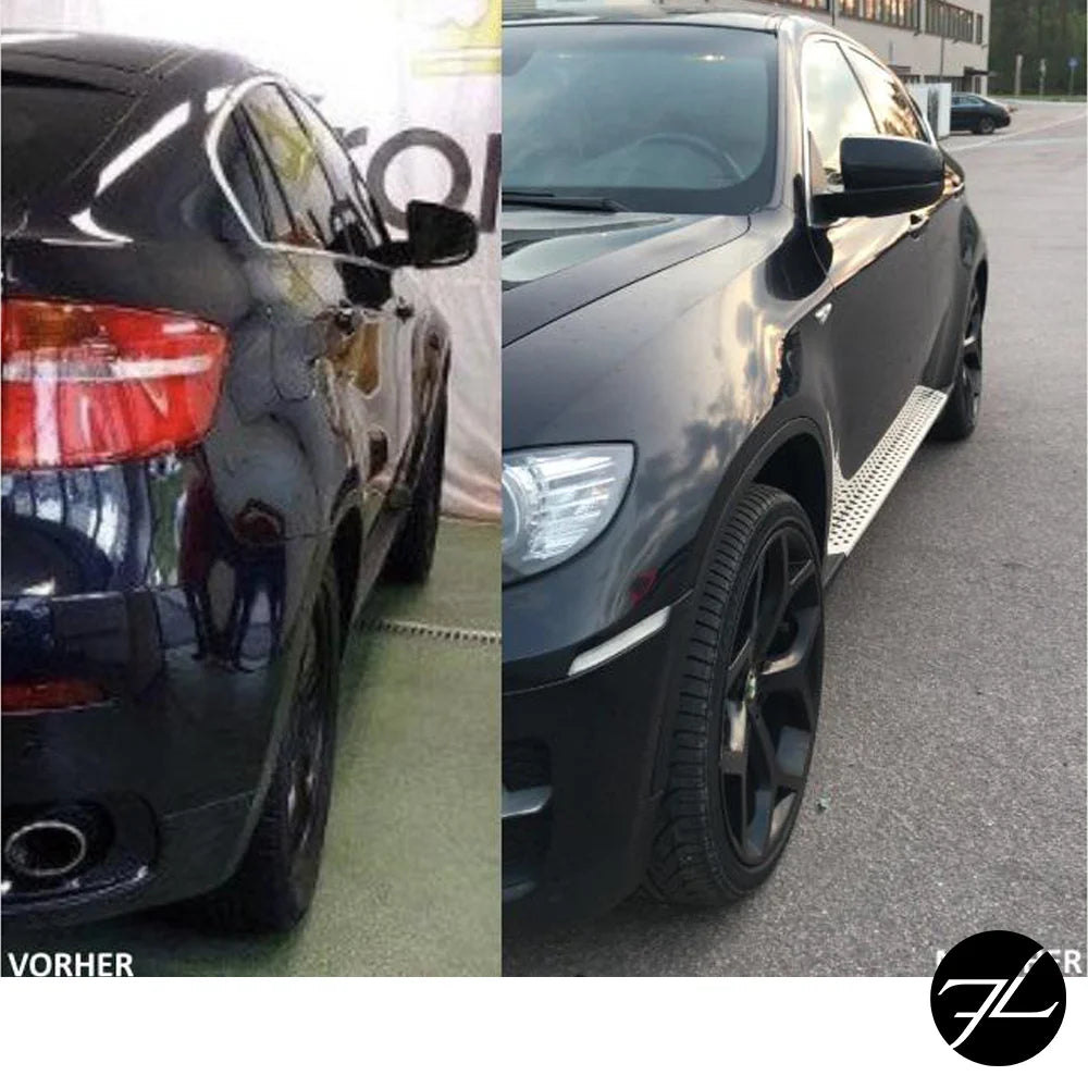 BMW X6 E71 E72 08-14 SET ALLUMINIO ingresso pedane + materiale di montaggio