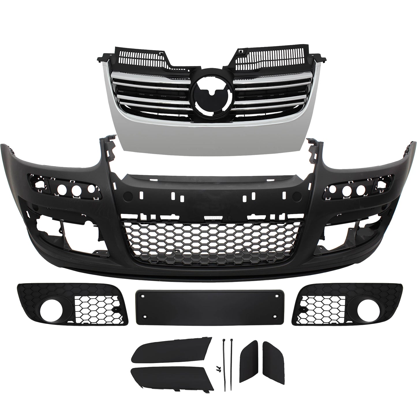 VW Golf V 5 R look Paraurti anteriore + griglia pronti per la verniciatura