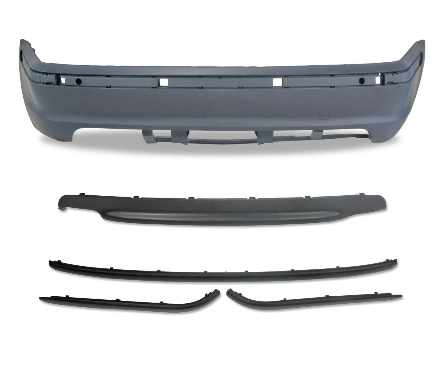 Paraurti posteriore BMW E46 Berlina Touring senza PDC M con accessori