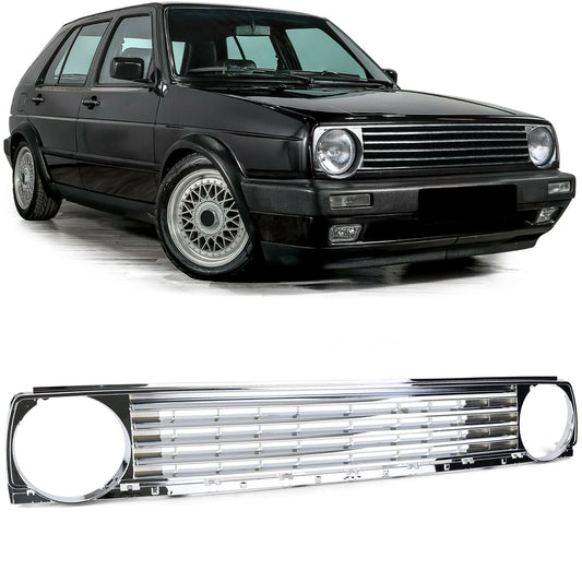 VW Golf 2 83-91 Griglia anteriore sportiva senza emblema cromata