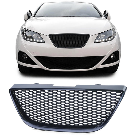 Seat Ibiza 6J 08-12 Griglia sportiva a nido d'ape senza stemma nera