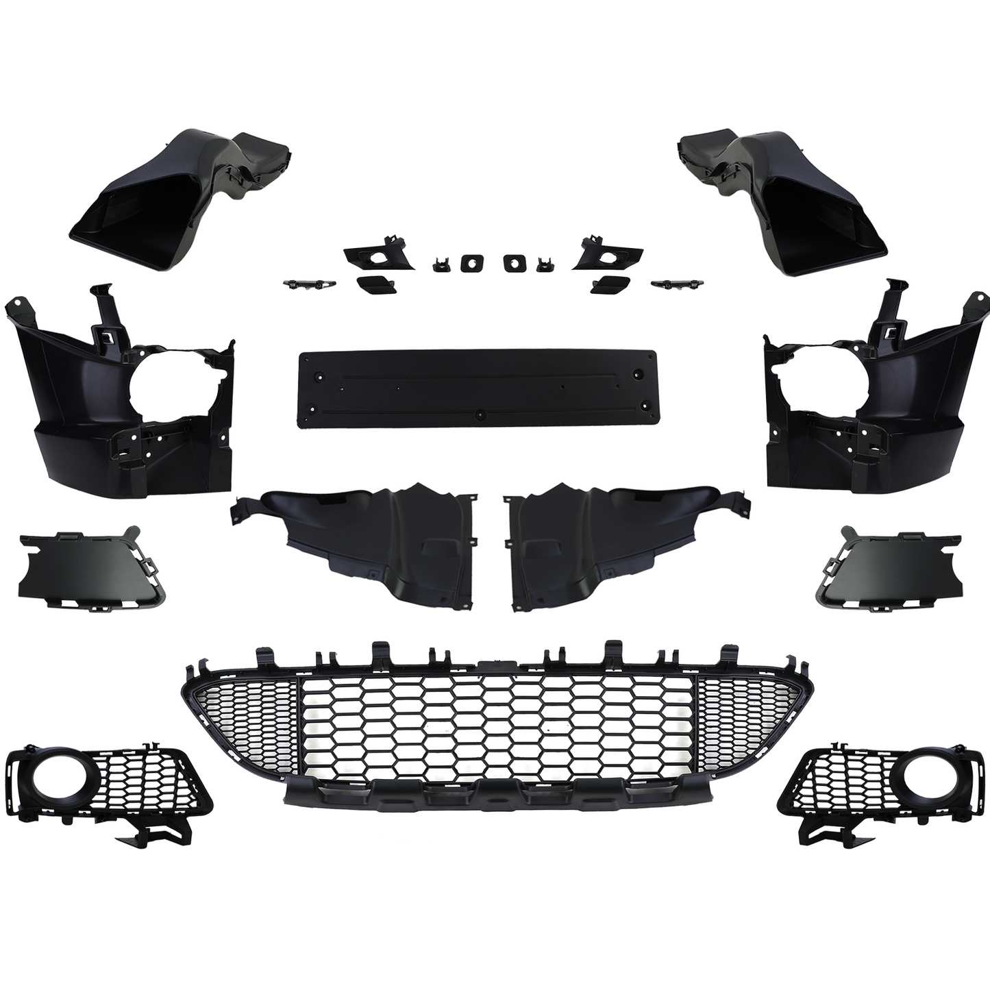 BMW Serie 3 F30 F31 11-19 Paraurti anteriore M Sport completo di accessori