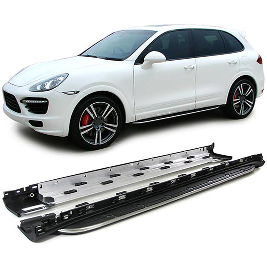 Porsche Cayenne II Protezione laterale delle pedane in alluminio