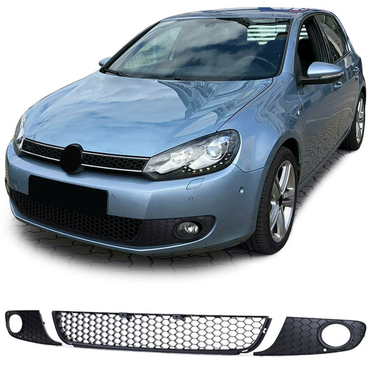 VW Golf 6 08-13 Griglia paraurti con fendinebbia nido d ape