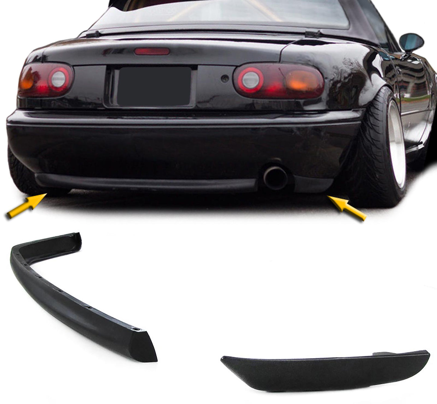 Mazda MX5 NA 89-98 Diffusore a labbro dello spoiler posteriore R Style