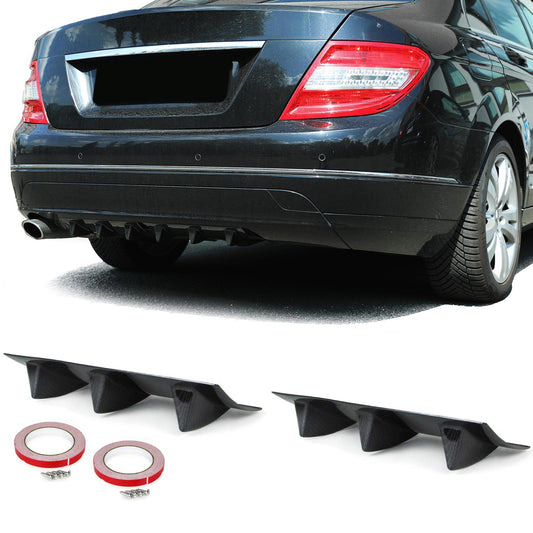 Diffusore posteriore universale carbon look