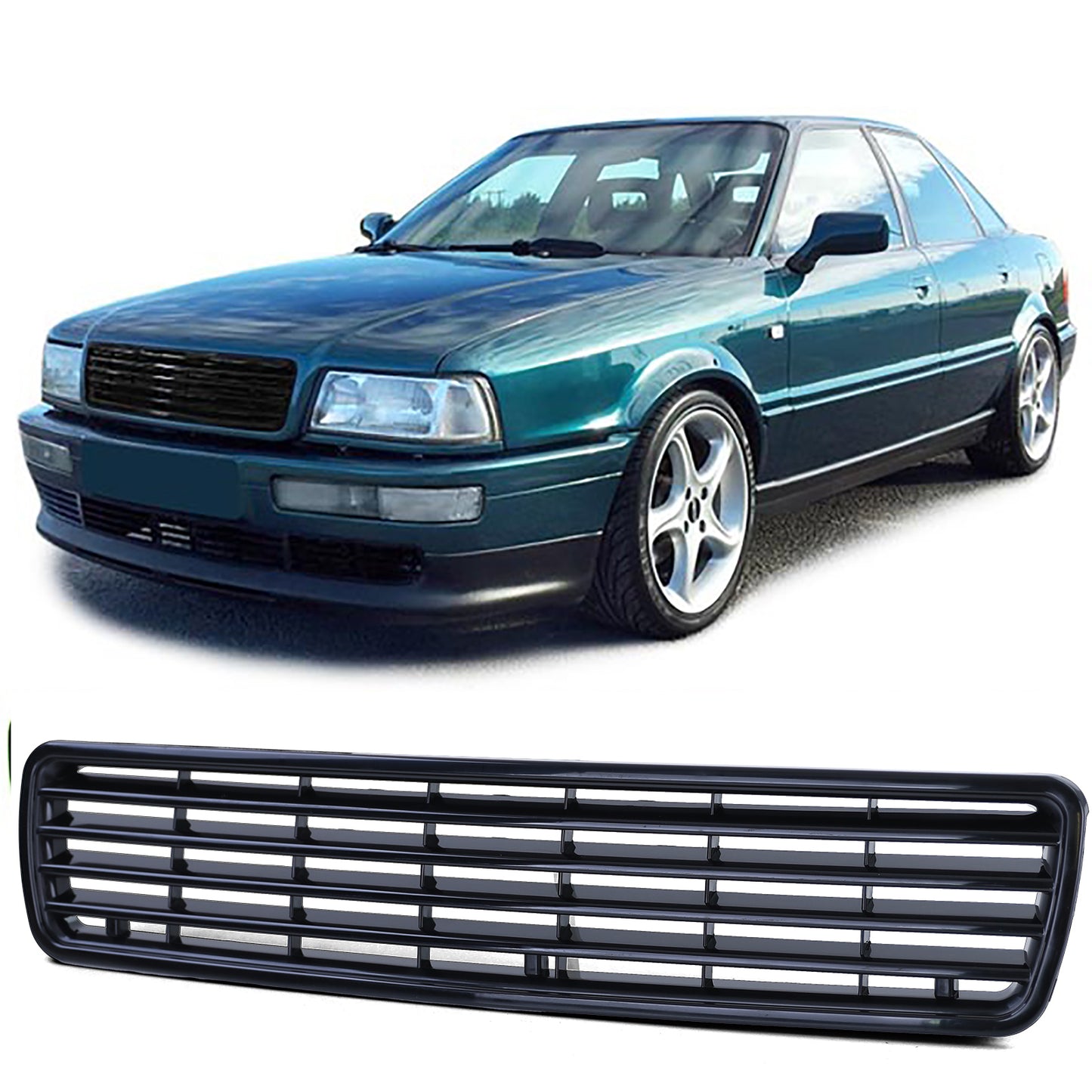 Audi 80 B4 Limo Avant Cabrio Griglia sportiva senza emblema nera