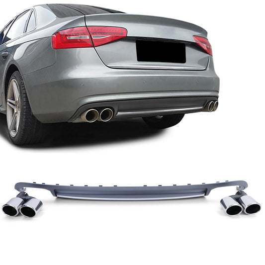 Audi A4 B8 Limo Avant 07-11 Diffusore posteriore Audi S4 + Terminali
