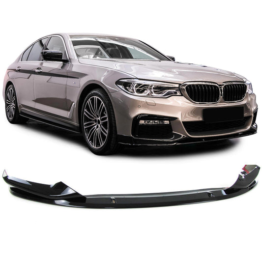 BMW G30 G31 da 16 Spoiler lip approccio paraurti performance Nero Lucido