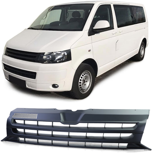VW Bus T5.2 Facelift 09-15 Griglia sportiva senza emblema nero opaco