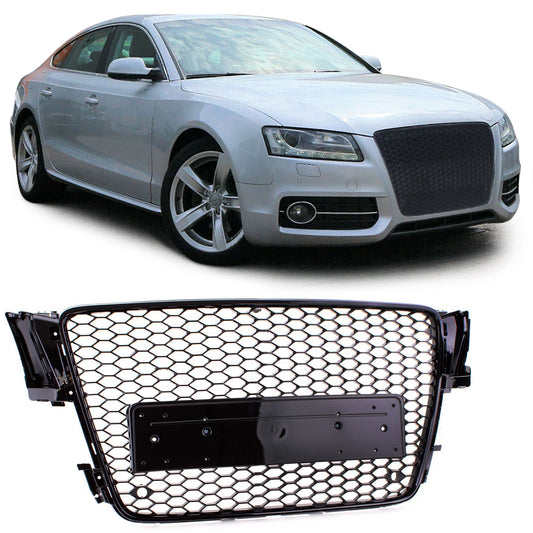 Audi A5 8T 07-11 Griglia radiatore sportiva nera lucida