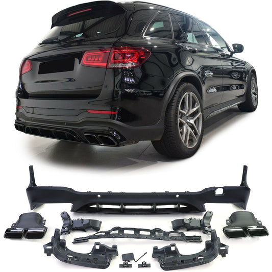 Mercedes GLC X253 Diffusore posteriore versione sportiva con terminali AMG