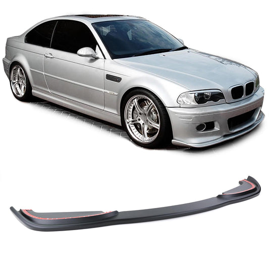 BMW E46 Coupe Cabrio Spoiler anteriore labbro dello spoiler nero opaco